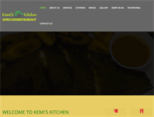 Tablet Screenshot of kemiskitchen.com